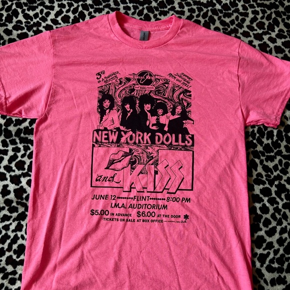 New York Dolls Vintage 1974 Flyer Tee - Picture 1 of 2